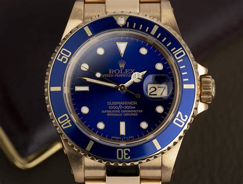 rolex model 16618|Rolex submariner 16618 yellow gold.